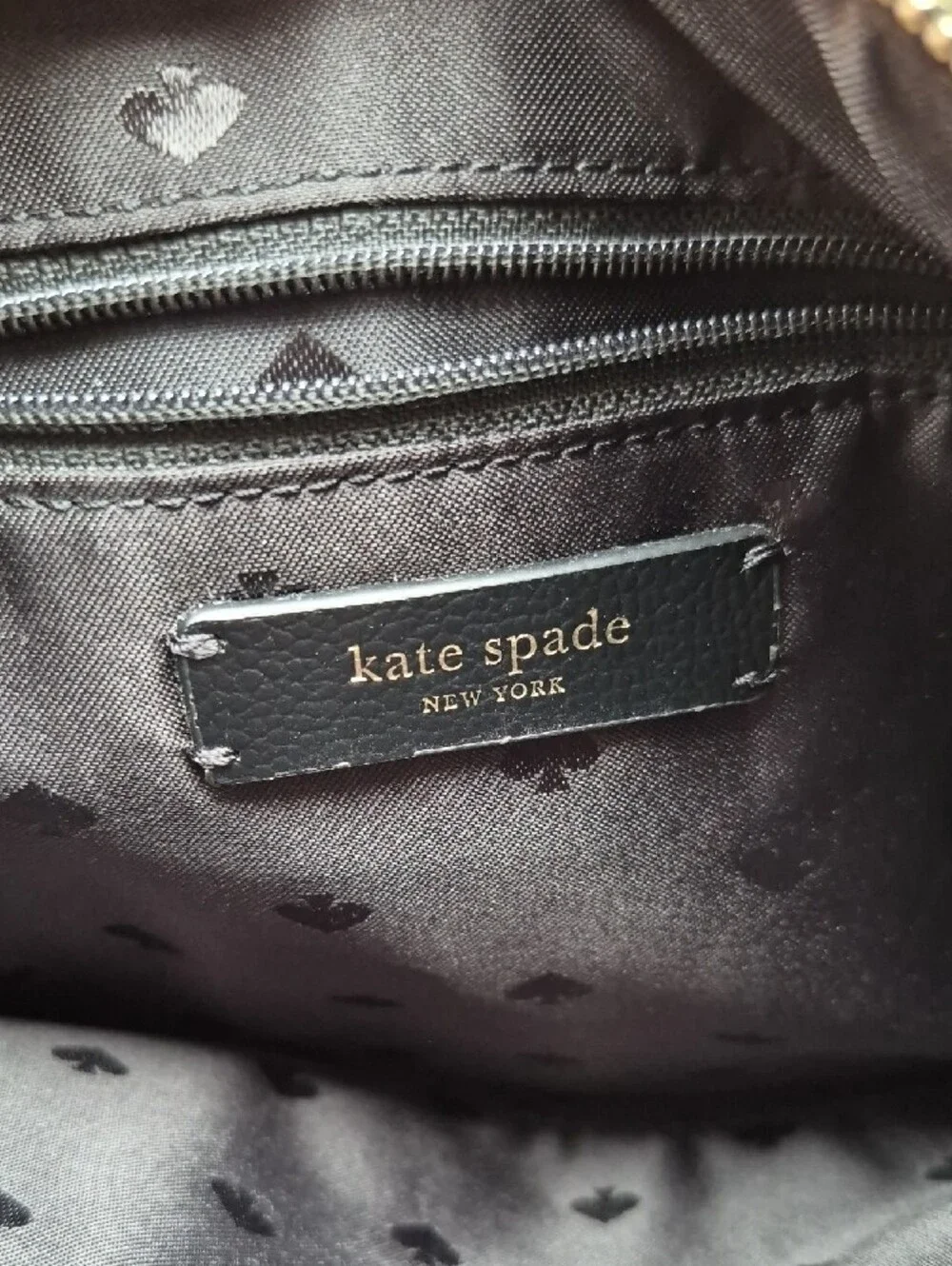 kate spade Olive Nylon Crossbody with Black Strap